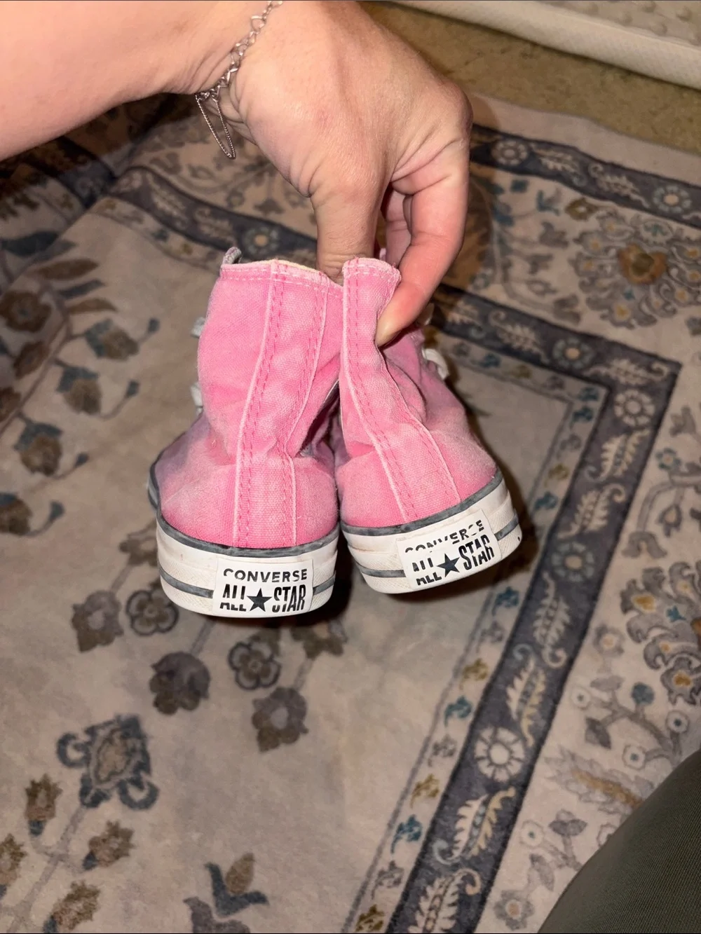 Converse Pink High-Top Canvas Sneakers